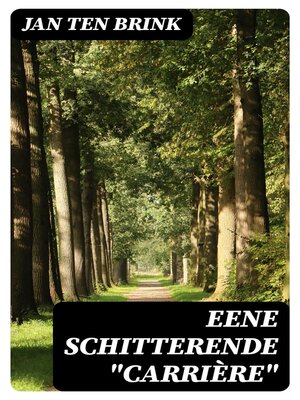 cover image of Eene schitterende "carrière"